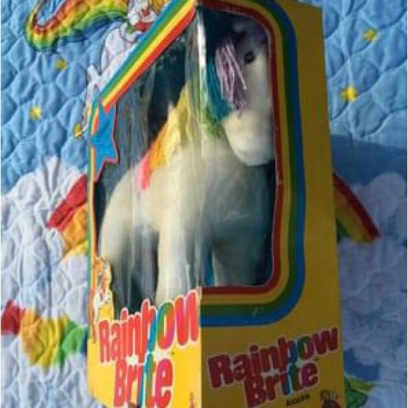 Rare vintage Starlite horse Rainbow Brite doll 1984 MIB mint in box - Picture 2 of 3